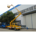 2014 Good Price Dongfeng crew cab 14M hydraulic lift platform truck